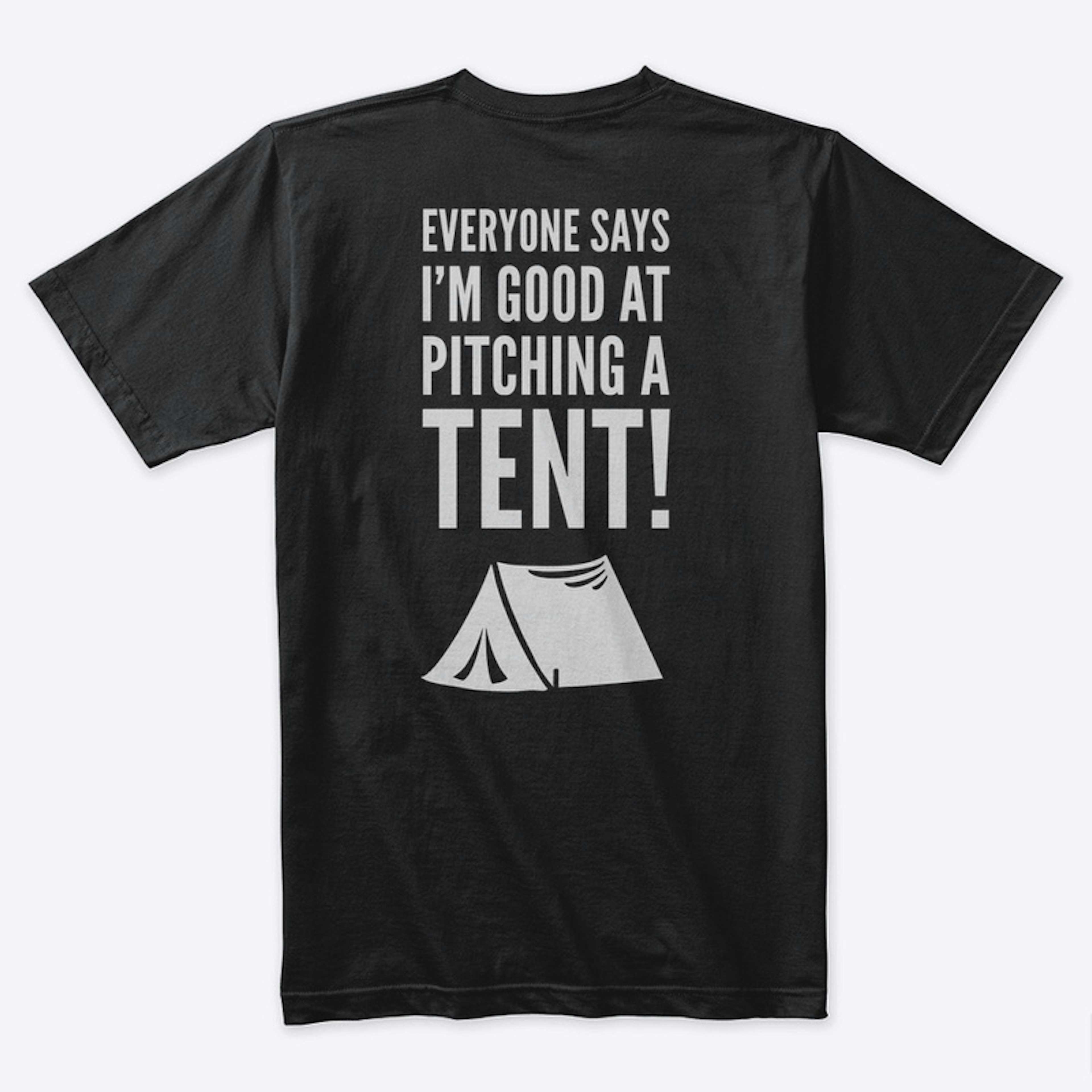 Camping - Pitching Tent - Blank front